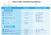 Clean Toilet Checklist 