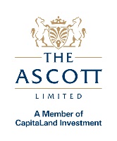 The Ascott Limited Logo with tagline (A member of CLI)